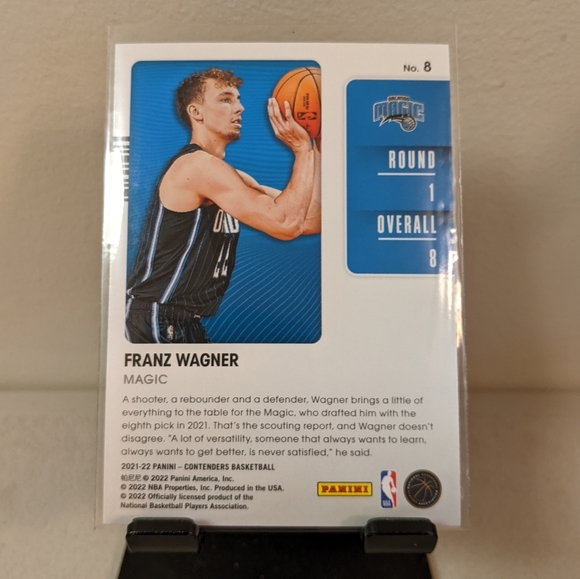 FRANZ WAGNER ROOKIE LOT 2021-2022 Panini Contenders NBA Hoops Basketball Cards - Picture 3 of 7